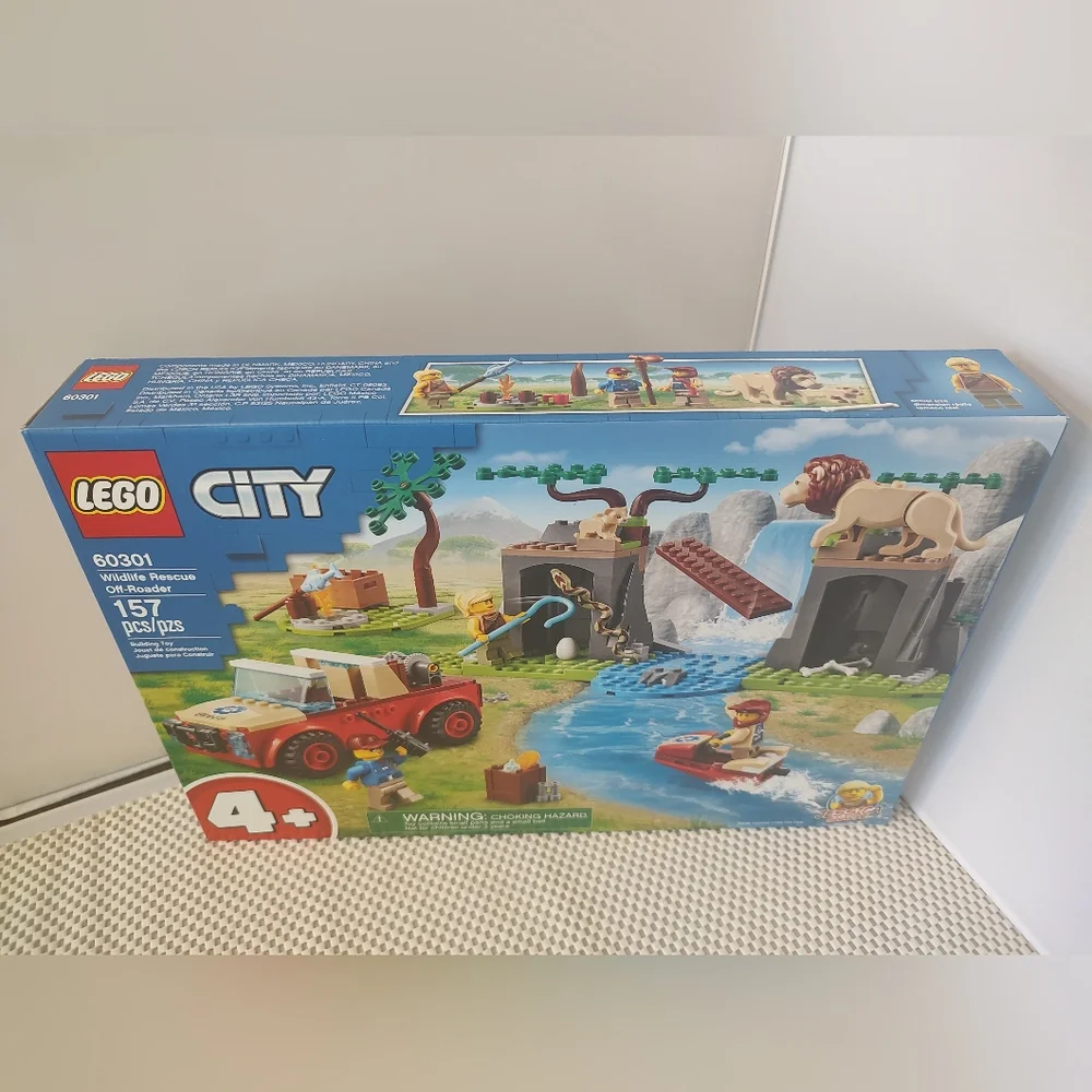 Lego City 60301 Wildlife Rescue Off-Roader NWT Building Toy Set